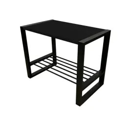 lawka-szafka-na-buty-loft-czarny-nogi-czarne-metalowe