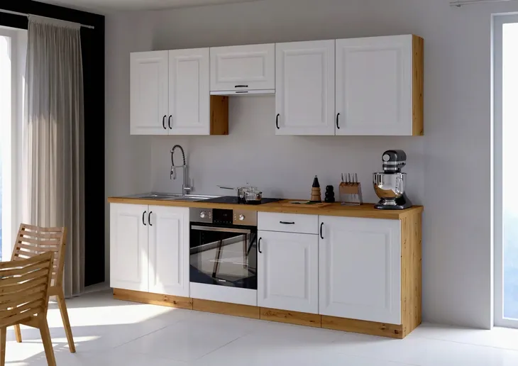 kuchnia-stilo-250cm-bialy-mat-dab-artisan