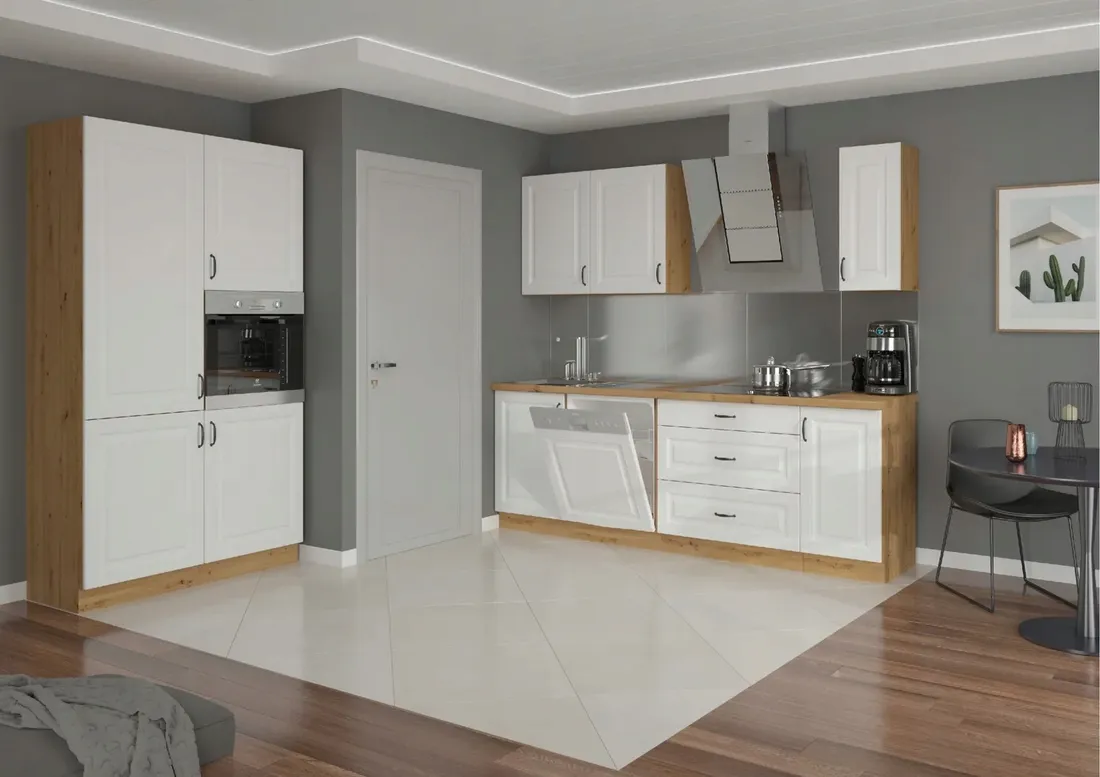 kuchnia-stilo-250cm-bialy-mat-dab-artisan