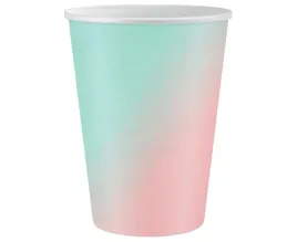 kubeczki-kubki-jednorazowe-papierowe-ombre-rozowo-mietowe-6-szt-266-ml