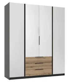 szafa-kaja-4-drzwi-lustra-3-szuf-200cm-polki-drazek-kol-dab-evoke-czarnym