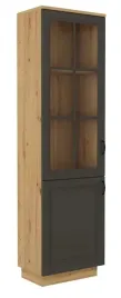 jadalnia-witryna-60-2d-flawia-dab-artisan-grafit