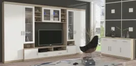 mebloscianka-340cm-i-komoda-paris-dab-sonoma-biala