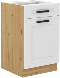 szafka-luna-50-dolna-bialy-dab-artisan-styl-prowansalski