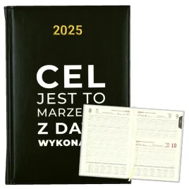 kalendarz-planer-na-rok-2025-bialy-napis-prezent-motywacja-16-czarny