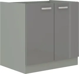szafka-grey-80-dolna-szary-polysk-2-drzwi