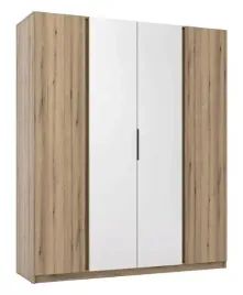 szafa-kaja-4-drzwi-z-lustrem-200cm-x-239cm-polki-drazek-kolor-dab-evoke