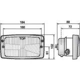 reflektor-z-ramka-ursus-c-360-c-330-stan-nowy