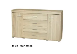 komoda-marino-m34-dab-sonoma-140-cm-solidna