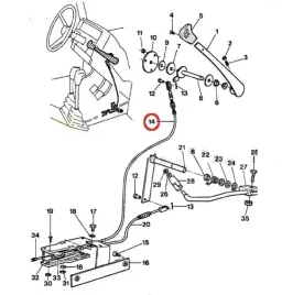 linka-gazu-recznego-massey-3581876m3-865mm-orginal