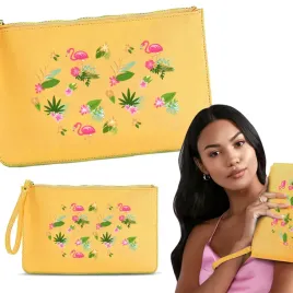kosmetyczka-damska-pdm-flaming-05-zolta-na-zamek-mustard
