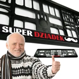 2-zelowe-ramki-na-tablice-rejestracyjne-oryginalny-prezent-na-dzien-dziadka