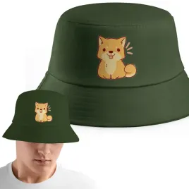 zielony-kapelusz-bucket-hat-mlodziezowy-mem-prezent-imp-pies-04