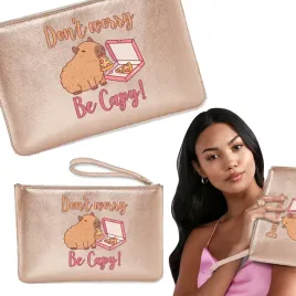 kosmetyczka-damska-kapibara-rozowe-zloto-na-zamek-rose-gold