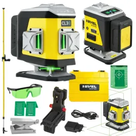 nivel-system-laser-krzyzowy-3d-zielony-cl3g-walizka-akcesoria-tyczka-lp-36