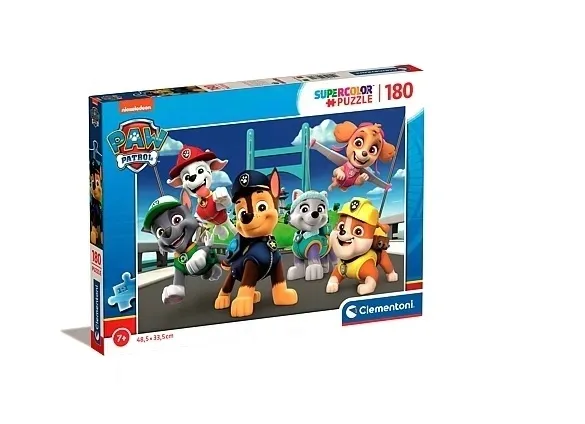 puzzle-180-super-kolor-psi-patrol-marka-clementoni