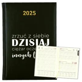 kalendarz-planer-na-rok-2025-bialy-napis-prezent-motywacja-20-czarny
