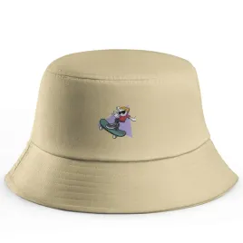 bezowy-kapelusz-bucket-hat-mlodziezowy-z-nadrukiem-mem-prezent-deskorolka