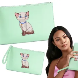 kosmetyczka-damska-pdm-kotki-07-mietowa-na-zamek-soft-mint