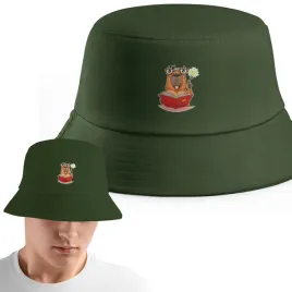 zielony-kapelusz-bucket-hat-mlodziezowy-mem-prezent-imp-kapibara-13