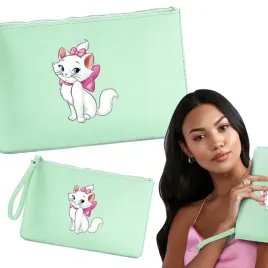 kosmetyczka-damska-pdm-kotki-05-mietowa-na-zamek-soft-mint