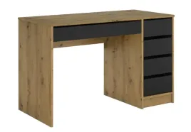 biurko-toaletka-aga-120x75-5-szuflad-kolor-dab-artisan-front-czarny