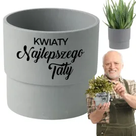 oslonka-doniczki-z-napisem-dla-taty-05-szary-prezent-na-urodziny-imieniny