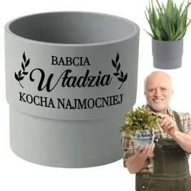 oslonka-doniczki-z-personalizowanym-napisem-dla-babci-10-imie-szary-prezent