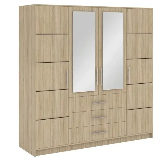 szafa-bali-d4-lustro-biala-mat-196cm-stan-nowy