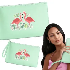 kosmetyczka-damska-pdm-flaming-02-mietowa-na-zamek-soft-mint