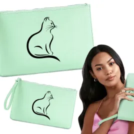 kosmetyczka-damska-pdm-kotki-06-mietowa-na-zamek-soft-mint
