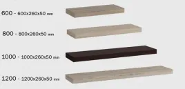 polka-deska-120-cm-gr-50-dab-sonoma-biala-wenge