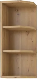 szafka-modena-30-gorna-otwarta-zakonczenie-czarny-mat-dab-artisan