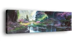 obraz-na-plotnie-145x45-m2p-las-14-canvas-wzory