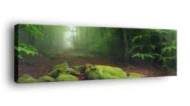 obraz-na-plotnie-145x45-m2p-las-07-canvas-wzory