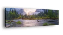 obraz-na-plotnie-145x45-m2p-las-10-canvas-wzory