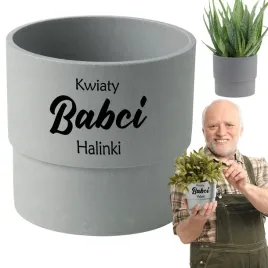 oslonka-doniczki-z-personalizowanym-napisem-dla-babci-05-imie-szary-prezent