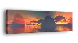 obraz-na-plotnie-145x45-m2p-morze-05-canvas-wzory