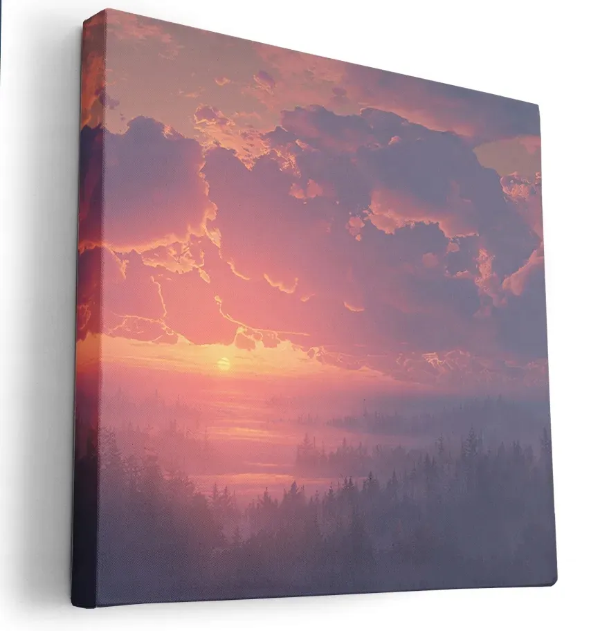 obraz-na-plotnie-40x40-m2p-las-19-canvas-wzory