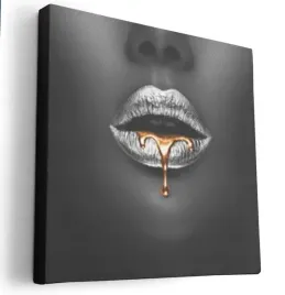obraz-na-plotnie-80x80-m2p-zlote-usta-05-canvas