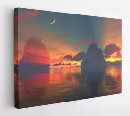 obraz-na-plotnie-70x50-m2p-morze-05-canvas-wzory