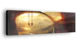 obraz-na-plotnie-145x45-m2p-las-15-canvas-wzory