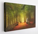 obraz-na-plotnie-60x40m2p-las-02-canvas-wzory