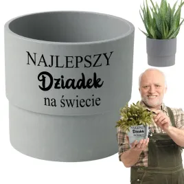 oslonka-doniczki-z-napisem-dla-dziadka-06-szary-prezent-urodziny-imieniny