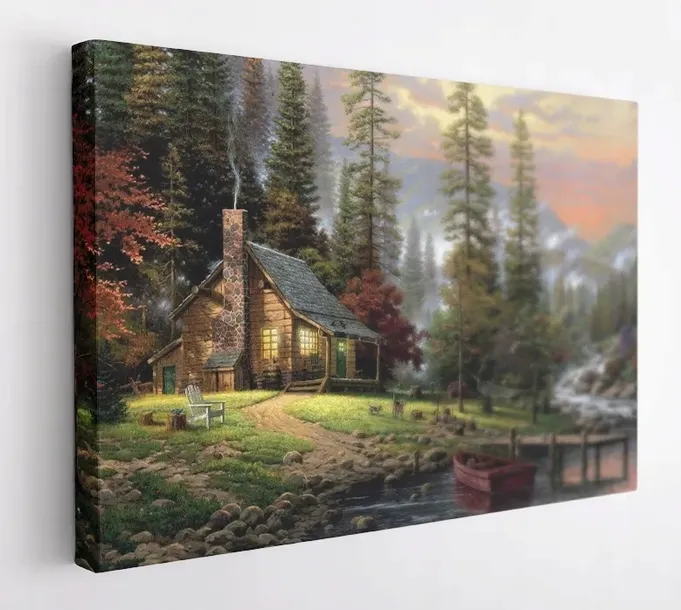 obraz-na-plotnie-100x75-m2p-las-16-canvas-wzory