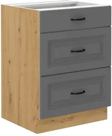 szafka-stilo-60-dolna-ciemnoszary-dab-artisan-3-szuflady