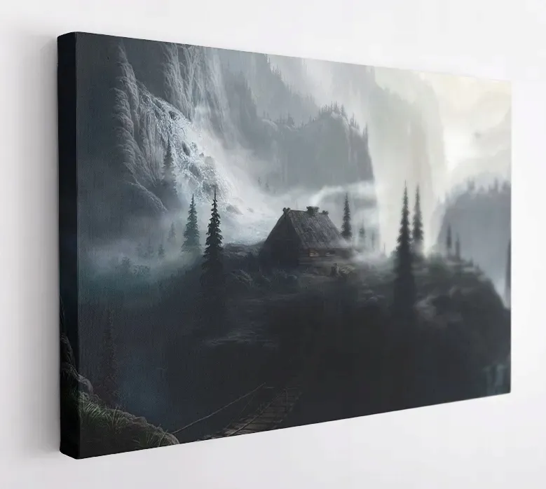 obraz-na-plotnie-35x25-m2p-las-13-canvas-wzory