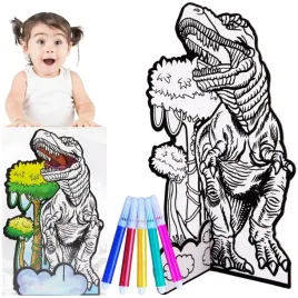 malowanki-kolorowanki-3d-dla-dzieci-pisaki-rozne-wzory-dinozaur-syrena-lama