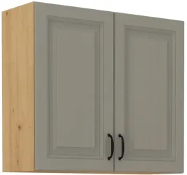 szafka-stilo-80-gorna-jasnoszary-dab-artisan-2-drzwi