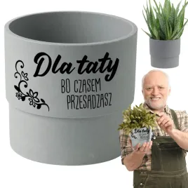 oslonka-doniczki-z-napisem-dla-taty-01-szary-prezent-na-urodziny-imieniny